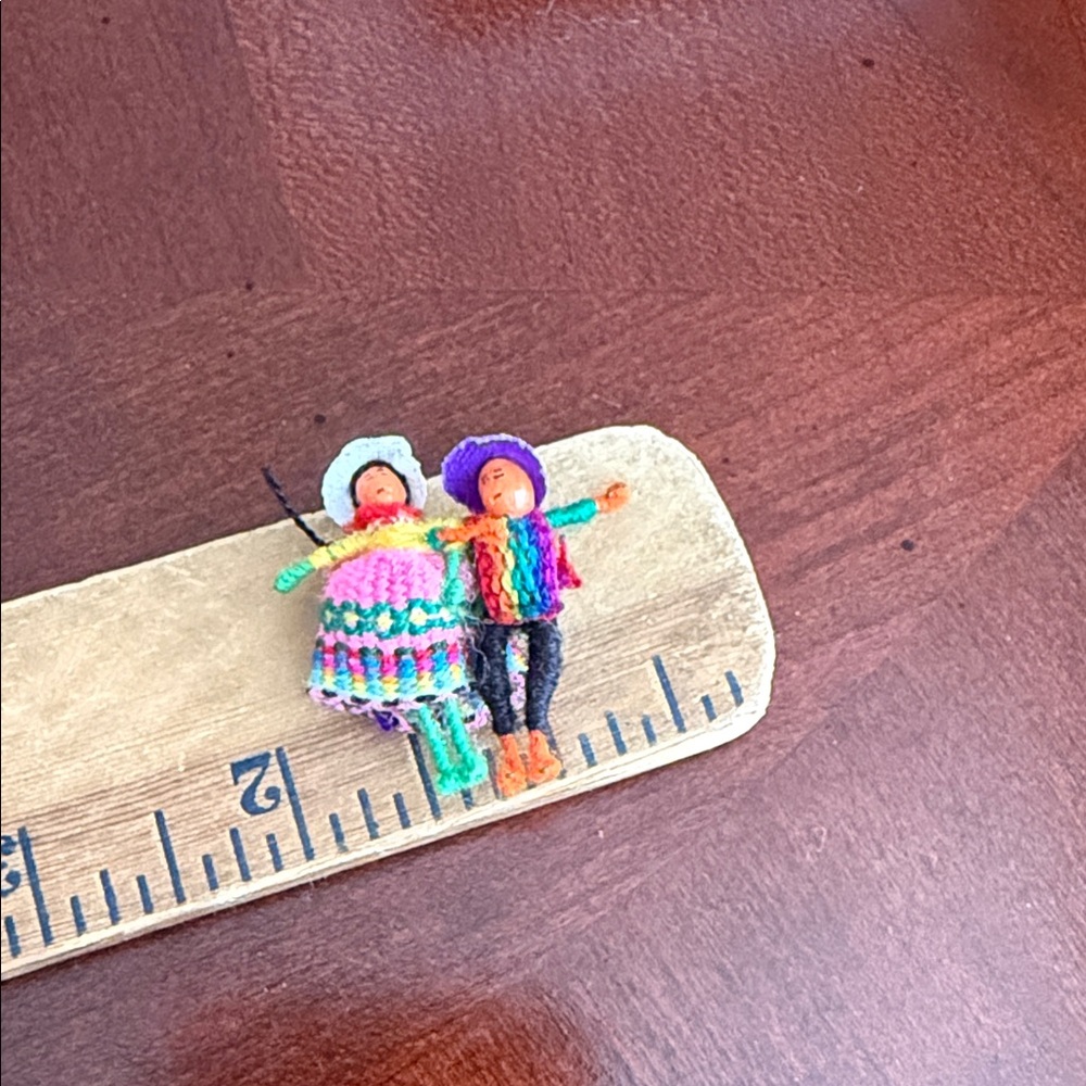 Vintage Dolly Guatemalan Brooch